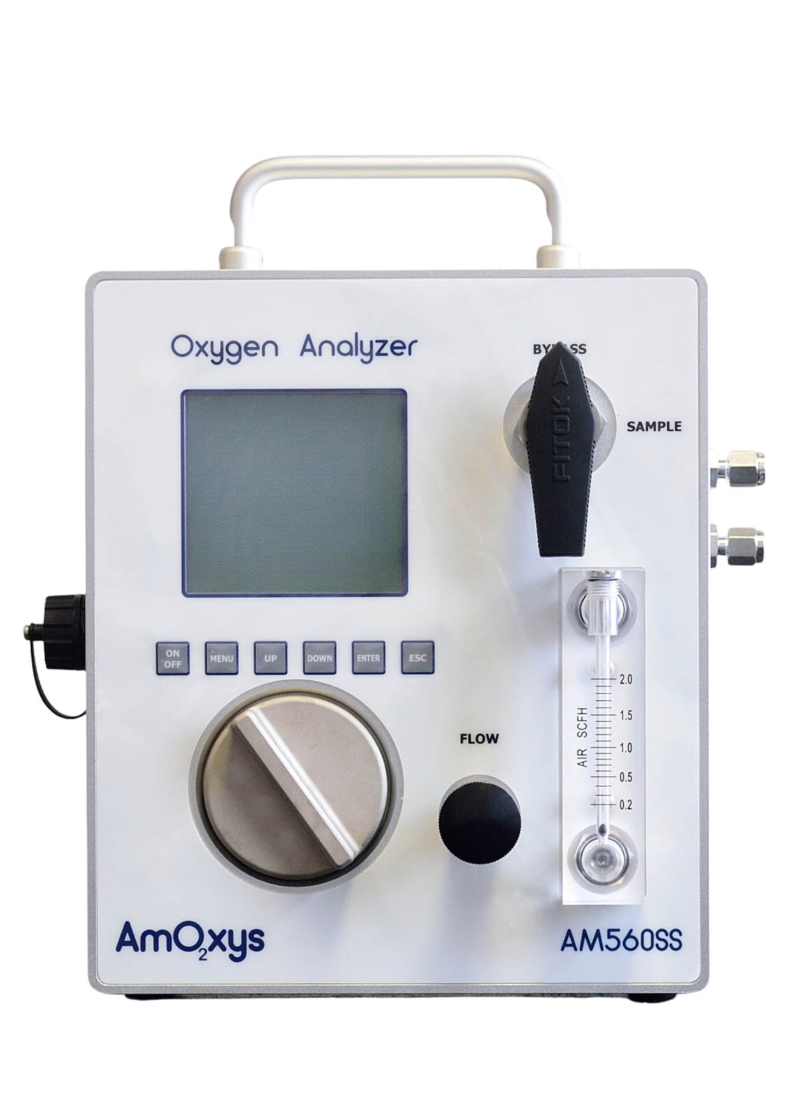 Portable Oxygen Analyzer with Integrated Sample System (AM560-SS)